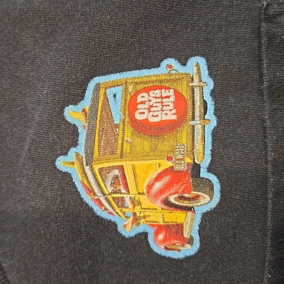 OLD GUYS RULE TROPICAL DOUBLE SIDED GRAPHIC T-SHIRT. SIZE LARGE. - Picture 5 of 8